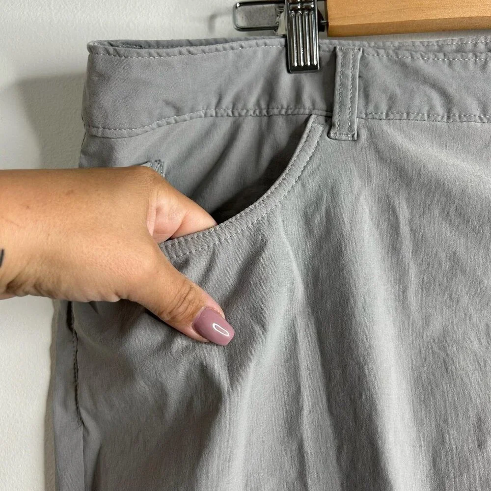 The North Face Hiking Pants Mens 40 Gray Stretch Lightweight‎ Outdoor Travel